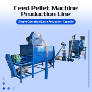 Feed pellet machine production line