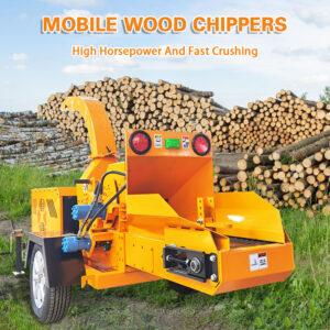 Mobile wood chipper