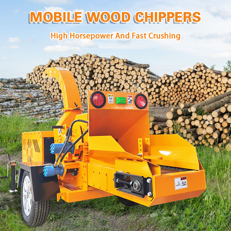 Mobile wood chipper