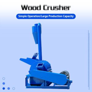 Double port wood chipper